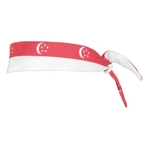 Singapore Flag Tie Headband