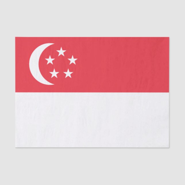 Singapore Flag Tissue Paper (Front)