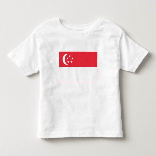 Singapore Flag Toddler T-shirt (Front)