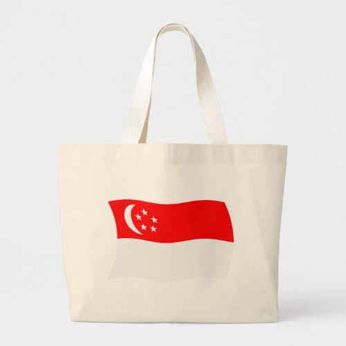 Singapore Flag Tote Bag