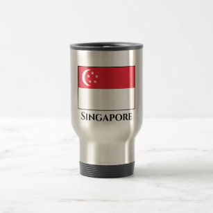 Singapore Flag Travel Mug