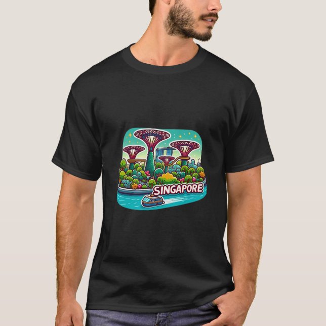 Singapore Garden vintage T-Shirt (Front)