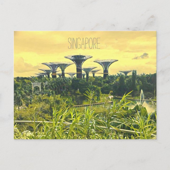 Singapore Gardens by the Bay Postcard (Front)