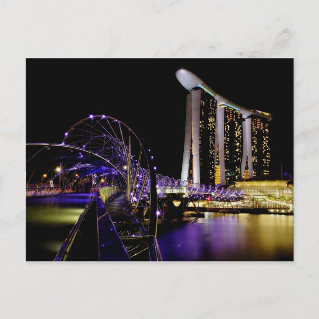 Singapore Helix Bridge Postcard (Front)