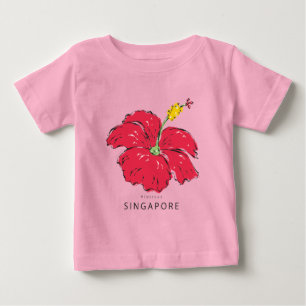 SINGAPORE HIBISCUS COLLECTION BABY T-Shirt