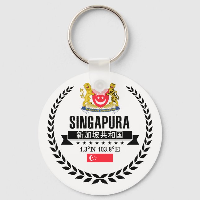 Singapore Keychain (Front)