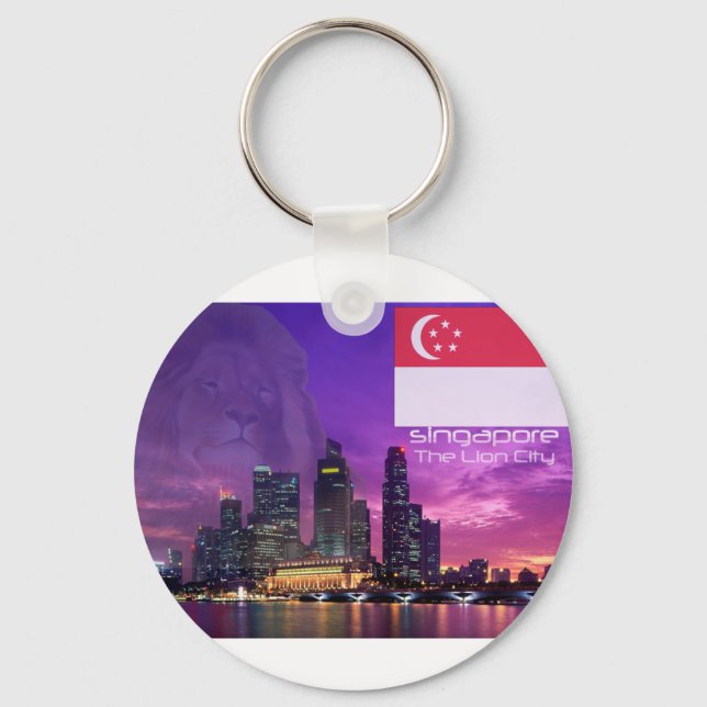 Singapore Keychain (Front)