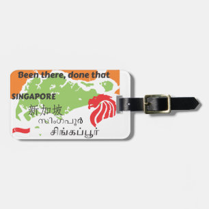 Singapore Luggage Tag