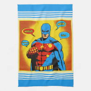 Singapore Makan Man Kitchen Towel