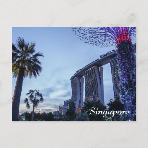 Singapore Marina Bay Sands postcard