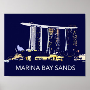 Singapore Marina Bay Sands Poster