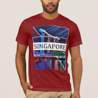 Singapore Men's T Shirt Top Gift
