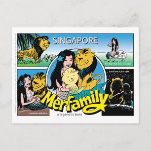 SINGAPORE MERFAMILY® Post Card