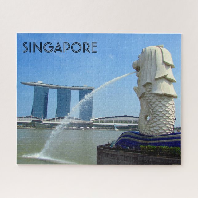 singapore merlion jigsaw puzzle (Horizontal)