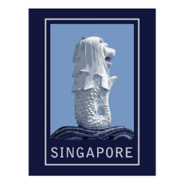 Singapore Merlion Postcard