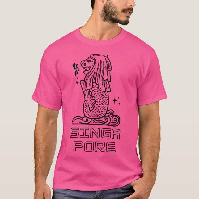 Singapore Merlion T-Shirt (Front)