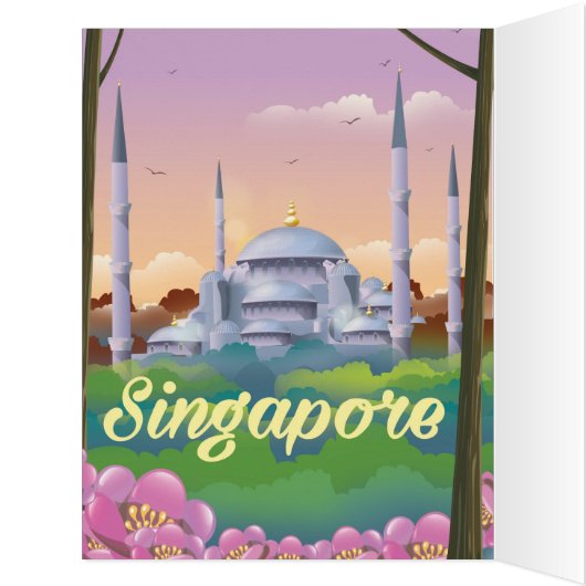 Singapore Mosque Travel poster (Inside (Left))