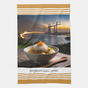 Singapore Nasi Lemak Kitchen Towel