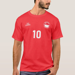 Singapore National Football Team Soccer Retro T-Shirt