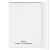 Singapore orchid 4 cards (Inside (Left))