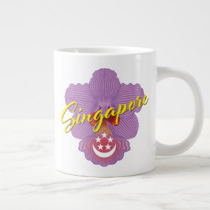 Singapore Patriot (Orchid) Giant Coffee Mug
