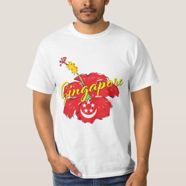 Singapore Patriots Hibiscus T-Shirt (Front)