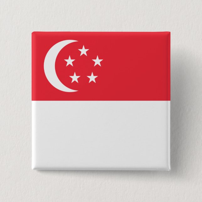 singapore pinback button (Front)