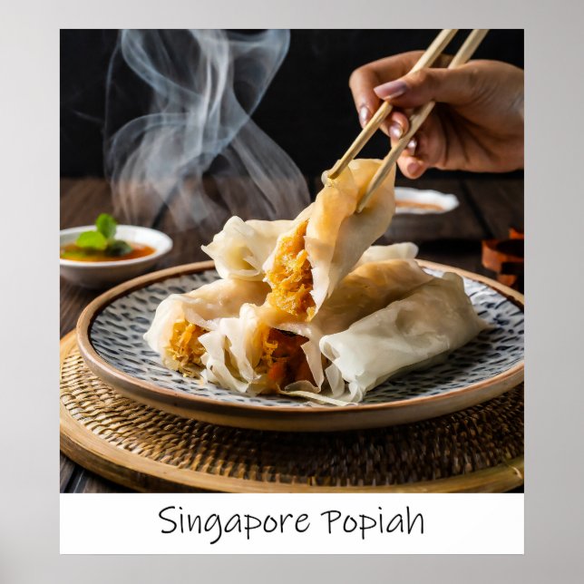Singapore Popiah Archival Print (Front)