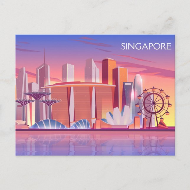 Singapore  postcard (Front)