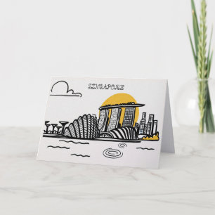 Singapore Premium Pearlescent Art Card