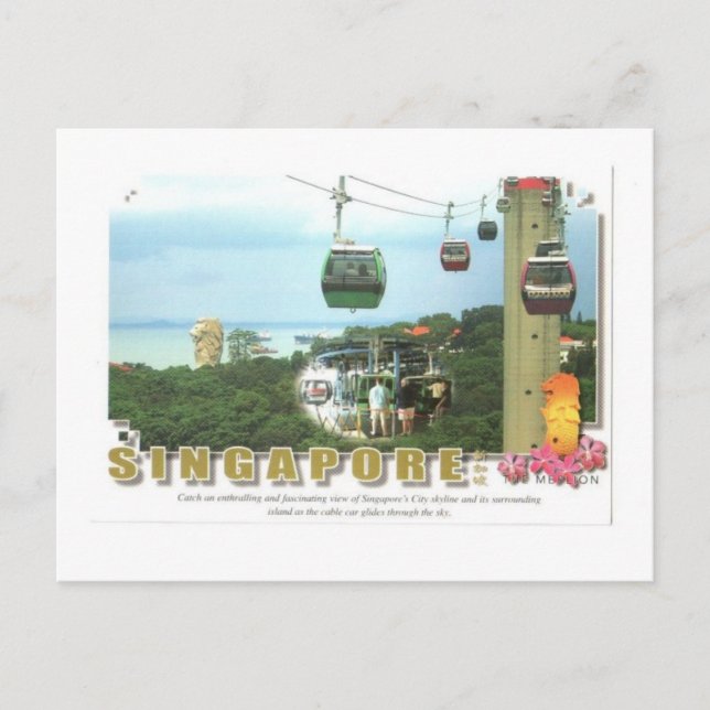 Singapore Resort World Sentosa Postcard (Front)