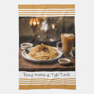 Singapore Roti Prata And Teh Tarik Kitchen Towel