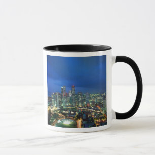 Singapore Skyline at night, Singapore Mug