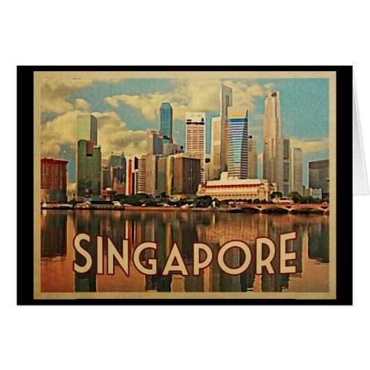 Singapore Skyline Cards (Front Horizontal)