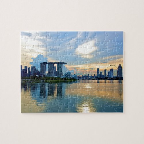 Singapore Skyline in the Sunlight Jigsaw Puzzle