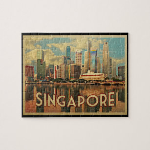 Singapore Skyline Jigsaw Puzzle