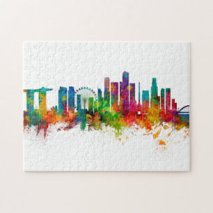 Singapore Skyline Jigsaw Puzzle