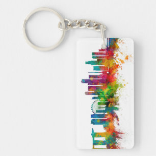 Singapore Skyline Keychain