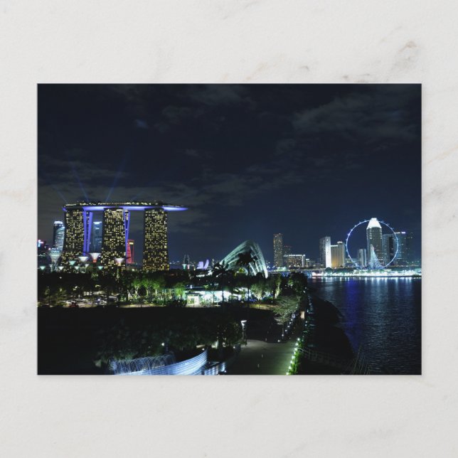 Singapore Skyline Postcard (Front)
