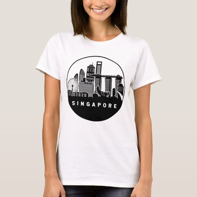 Singapore Skyline T-Shirt (Front)