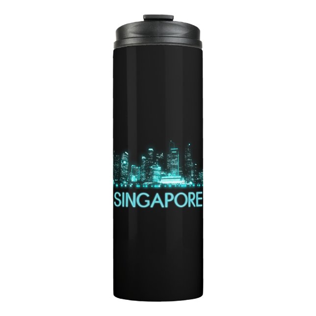 Singapore Skyline Thermal Tumbler (Front)