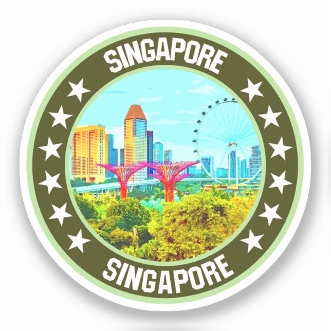 Singapore                                          sticker (Front)