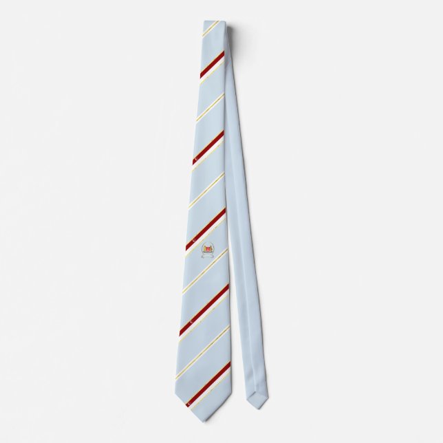 Singapore stripes flag neck tie (Front)