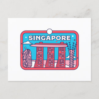 Singapore Travel Souvenir Postcard