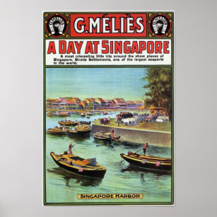 Singapore Vintage trip Poster