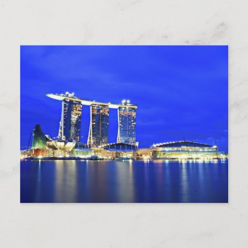 Singapore Waterfront Postcard
