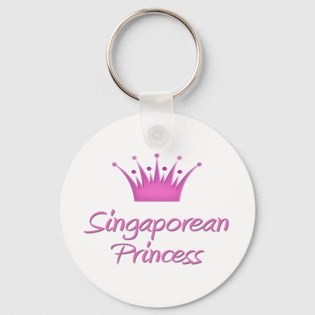 Singaporean Princess Keychain (Front)