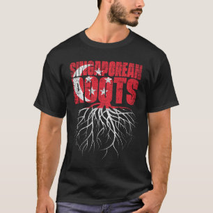 Singaporean Roots Singapore Heritage Flag T-Shirt