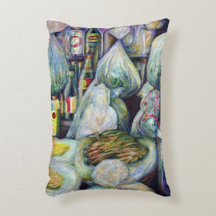 Singapore's Sundried Flavors Accent Pillow