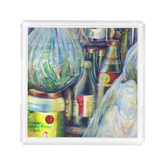 Singapore's Sundried Flavors Acrylic Tray (Front)